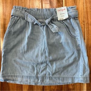 Cat & Jack girls denim skirt